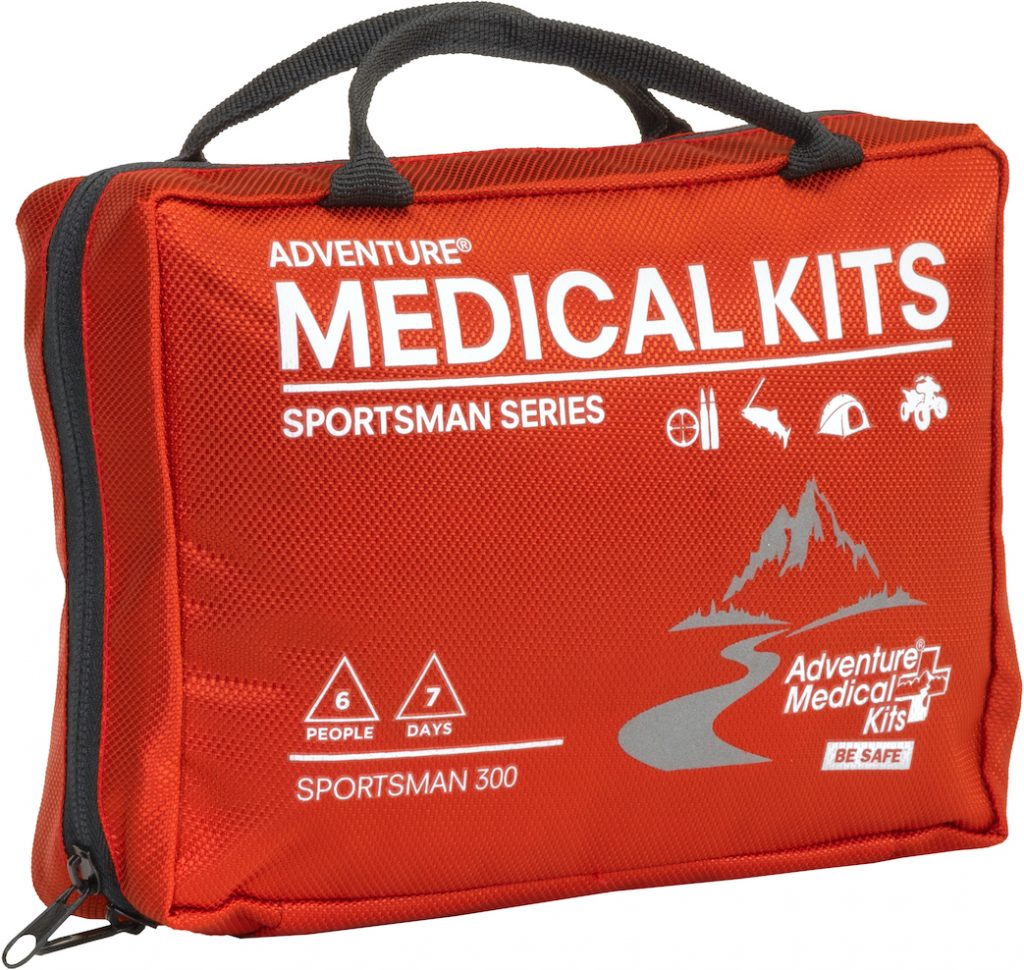 First aid kit for hunters and fishermen red first aid kit from Adventure Medical Kits