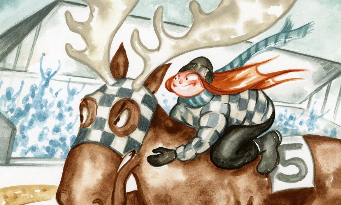 bareback moose racing