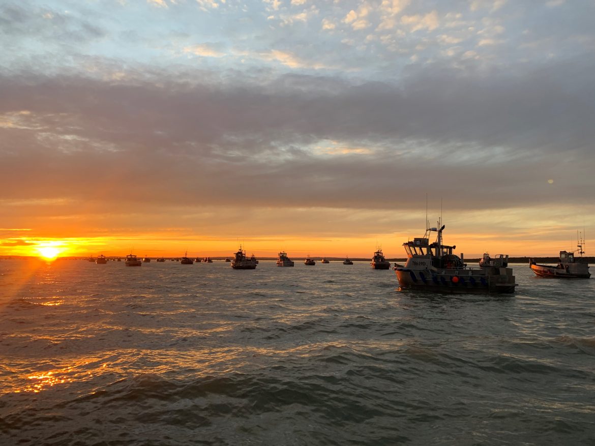 Sunrise over the Clark’s Point anchorage in the Nushagak District of Bristol Bay.